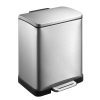 E-Cube Thùng rác phân loại đạp chân 10+9L Inox mờ