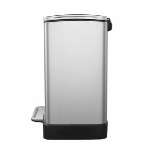 E-Cube Thùng rác phân loại đạp chân 10+9L Inox mờ