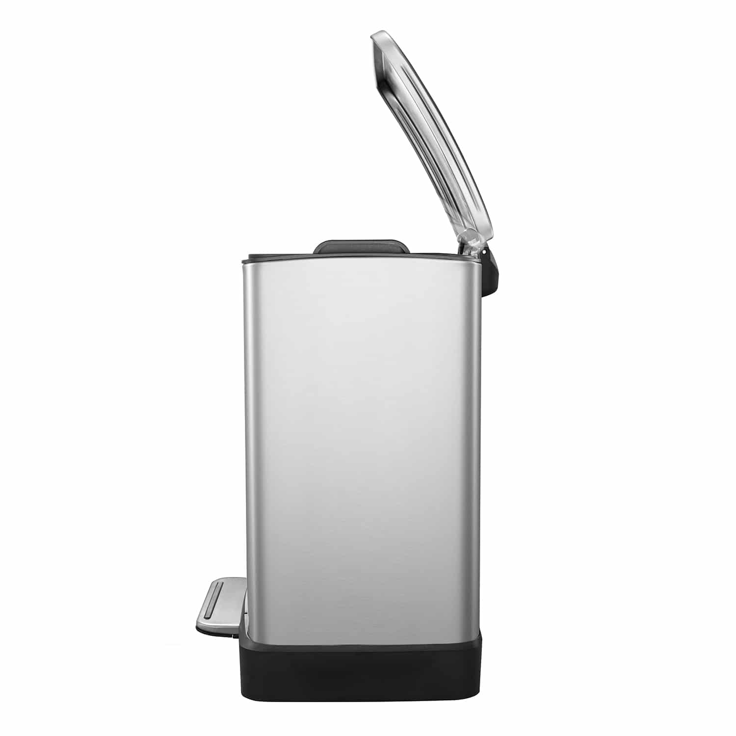 E-Cube Thùng rác phân loại đạp chân 10+9L Inox mờ