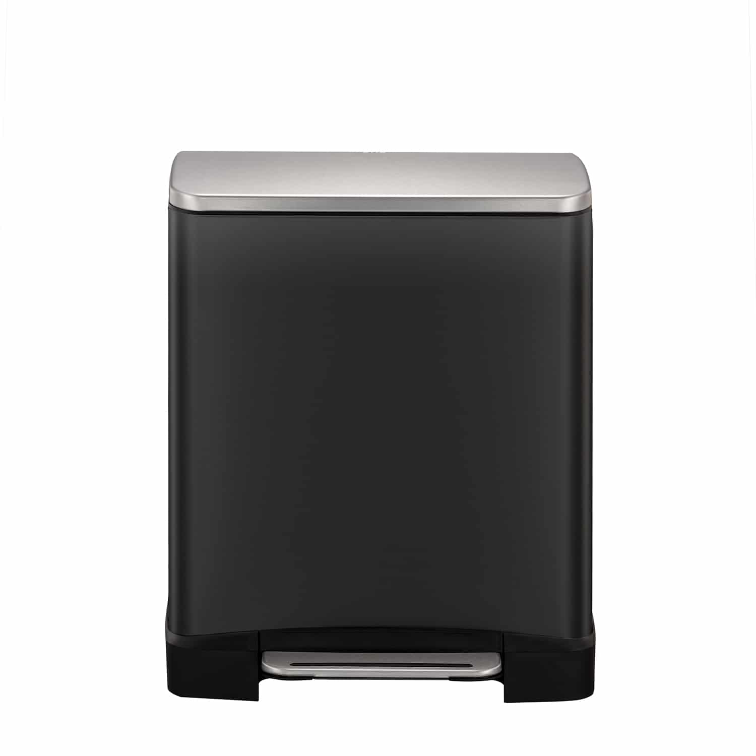 E-Cube Thùng rác phân loại đạp chân 10+9L Đen