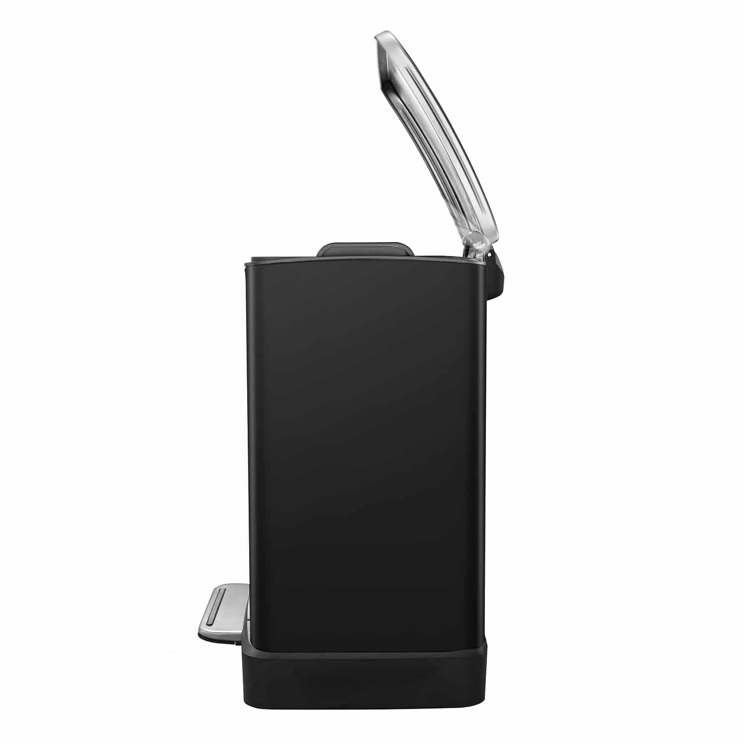 E-Cube Thùng rác phân loại đạp chân 10+9L Đen