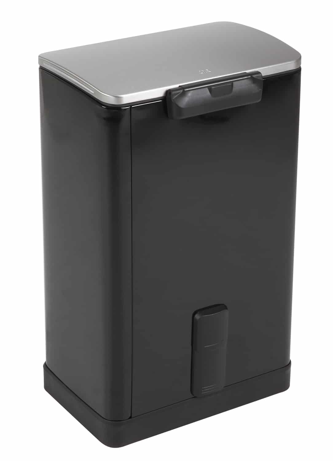 E-Cube Thùng rác đạp chân 40L Đen