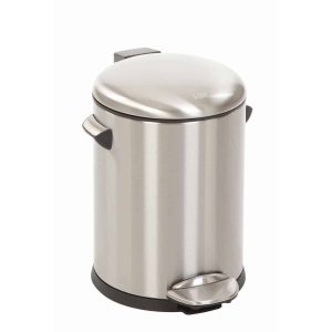 Belle Deluxe Thùng rác đạp chân 5L Inox mờ