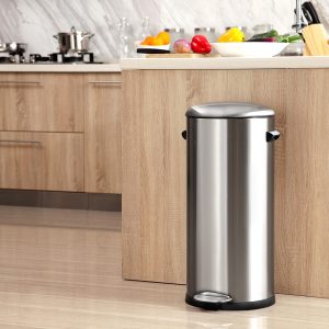 Belle Deluxe Thùng rác đạp chân 30L Inox mờ