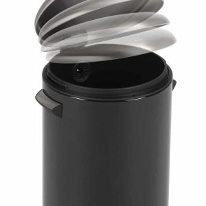 Belle Deluxe Thùng rác đạp chân 12L Đen