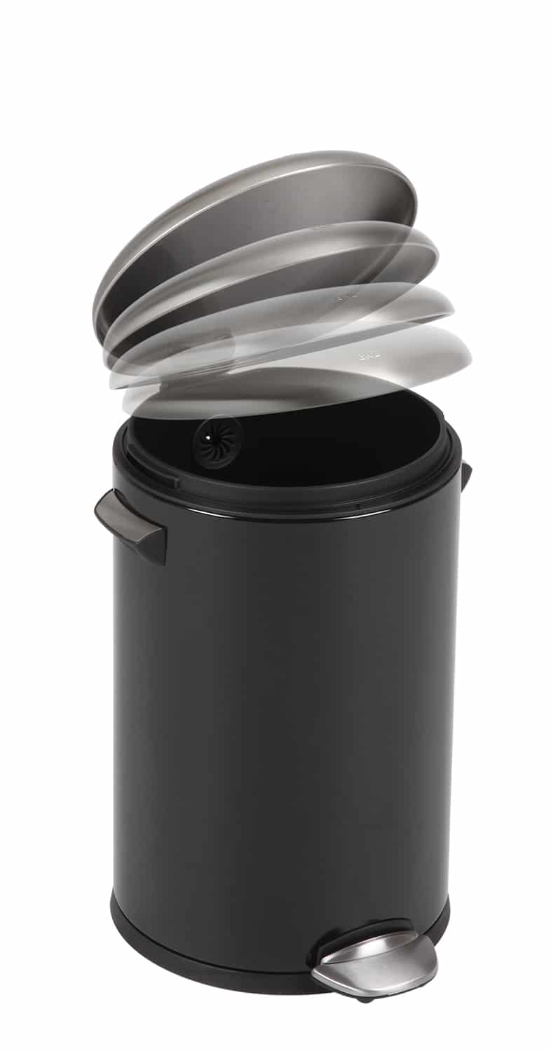 Belle Deluxe Thùng rác đạp chân 12L Đen