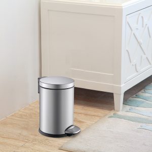 Luna Thùng rác đạp chân 3L Inox mờ