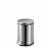 Luna Thùng rác đạp chân 5L Inox mờ