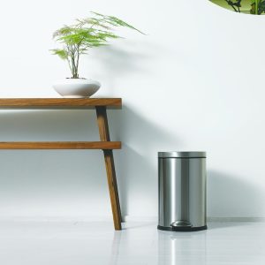 Luna Thùng rác đạp chân 5L Inox mờ