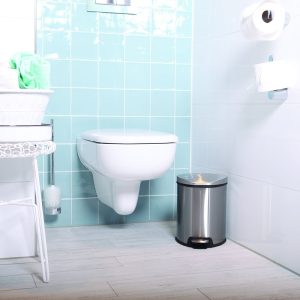 Grace Thùng rác đạp chân 5L Inox mờ