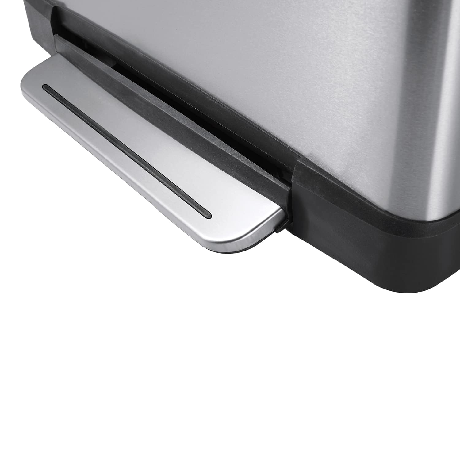 E-Cube Thùng rác đạp chân 12L Inox mờ