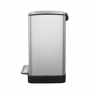 E-Cube Thùng rác đạp chân 12L Inox mờ