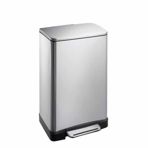 E-Cube Thùng rác đạp chân 30L Inox mờ