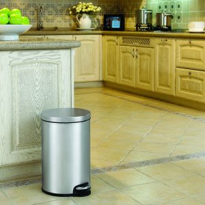 Serene Thùng rác đạp chân 12L Inox mờ