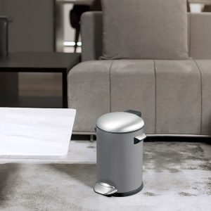 Belle Deluxe Thùng rác đạp chân 5L Xám