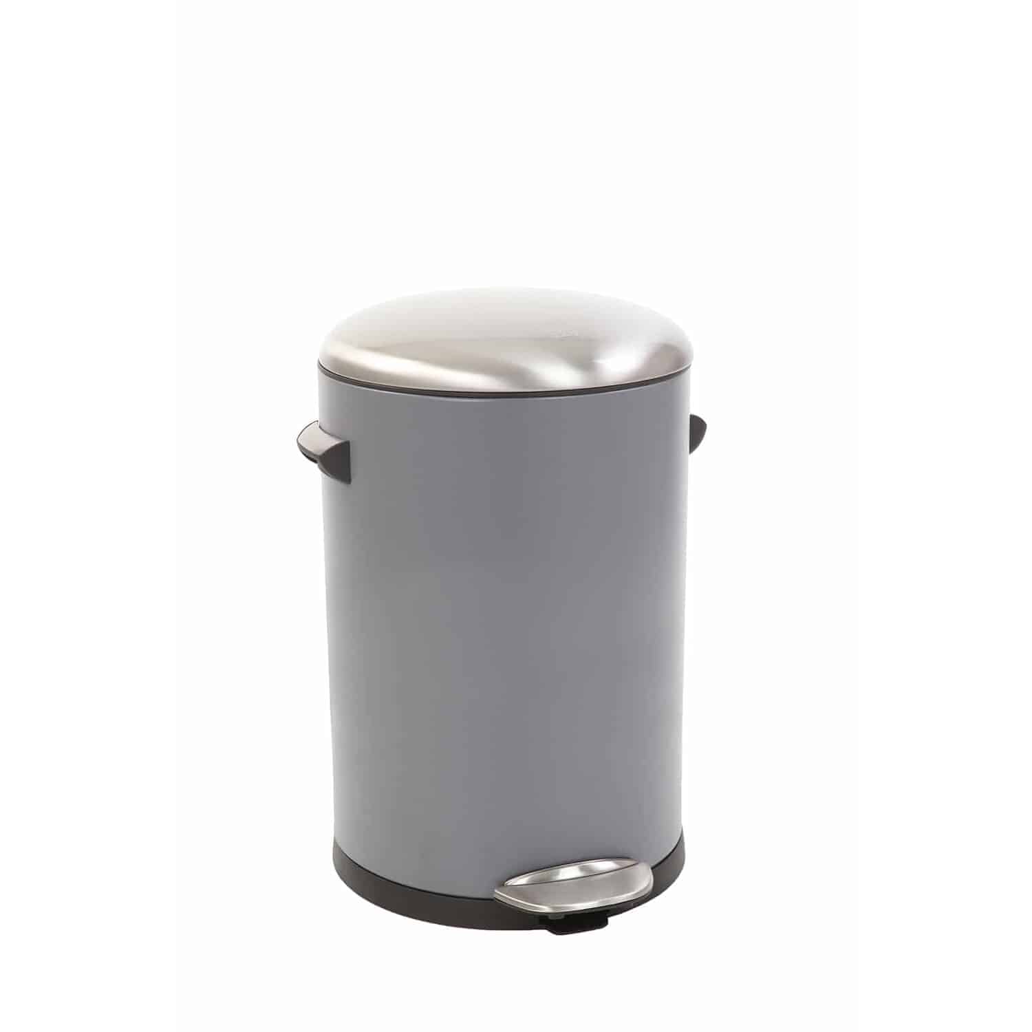 Belle Deluxe Thùng rác đạp chân 12L Xám
