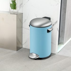 Belle Deluxe Thùng rác đạp chân 12L Xanh nhạt