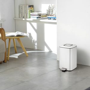 Regent Thùng rác đạp chân 12L Trắng