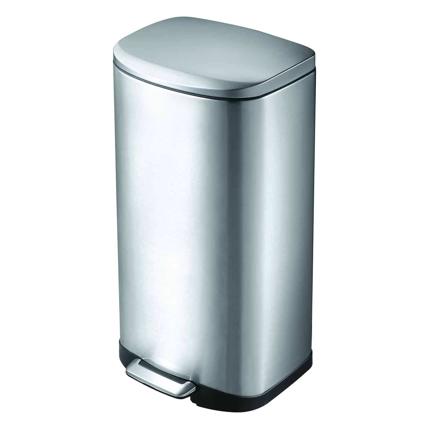 Della Thùng rác đạp chân 35L Inox mờ