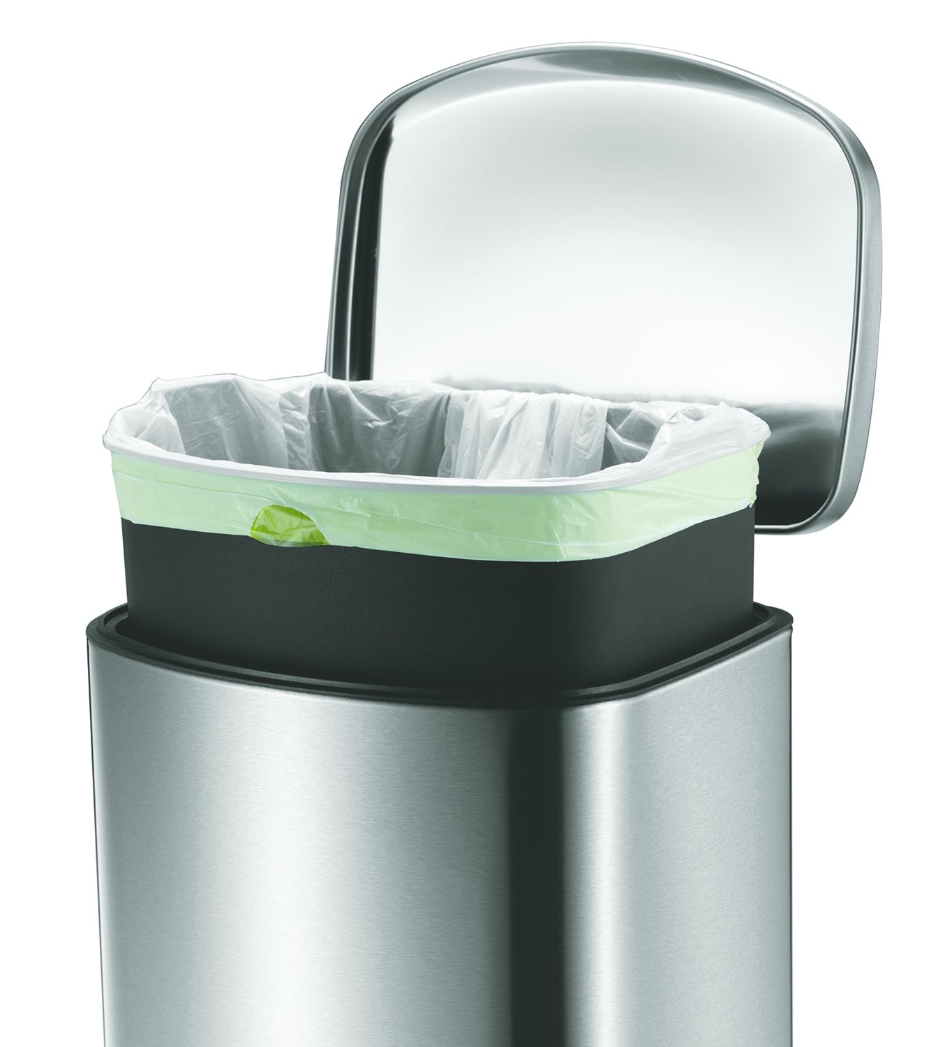 Della Thùng rác đạp chân 35L Inox mờ