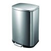 Della Thùng rác đạp chân 50L Inox mờ