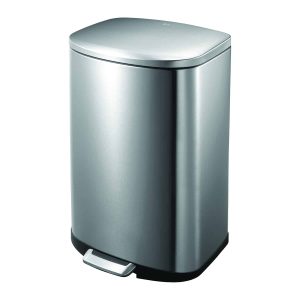 Della Thùng rác đạp chân 50L Inox mờ