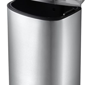 Della Thùng rác đạp chân 50L Inox mờ