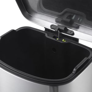 Della Thùng rác đạp chân 50L Inox mờ