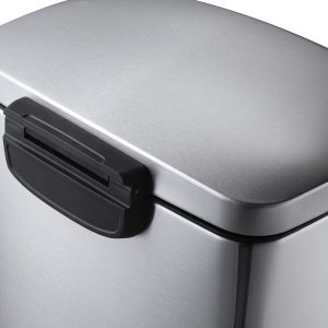 Della Thùng rác đạp chân 50L Inox mờ