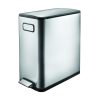 Ecofly Thùng rác đạp chân 20L Inox mờ
