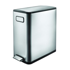 Ecofly Thùng rác đạp chân 20L Inox mờ