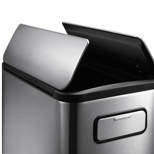 Ecofly Thùng rác đạp chân 45L Inox mờ