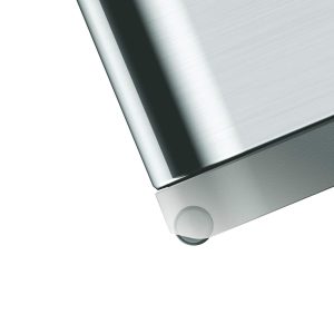 Ecofly Thùng rác phân loại đạp chân 20+20L Inox mờ