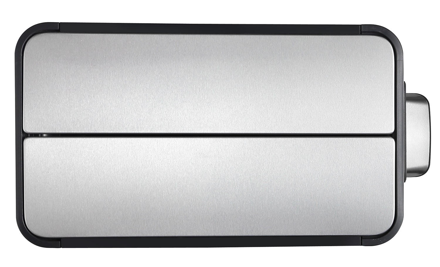 Ecofly Thùng rác phân loại đạp chân 20+20L Inox mờ