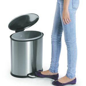 Elipse Thùng rác đạp chân 20L Inox mờ