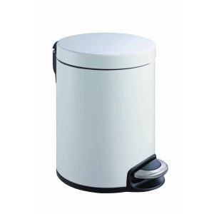 Serene Thùng rác đạp chân 5L Trắng