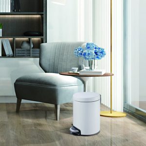 Serene Thùng rác đạp chân 5L Trắng