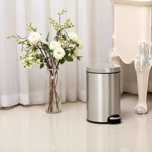 Serene Thùng rác đạp chân 8L Inox mờ