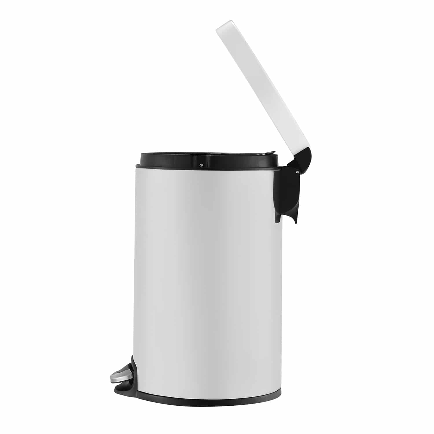 Serene Thùng rác đạp chân 12L Trắng