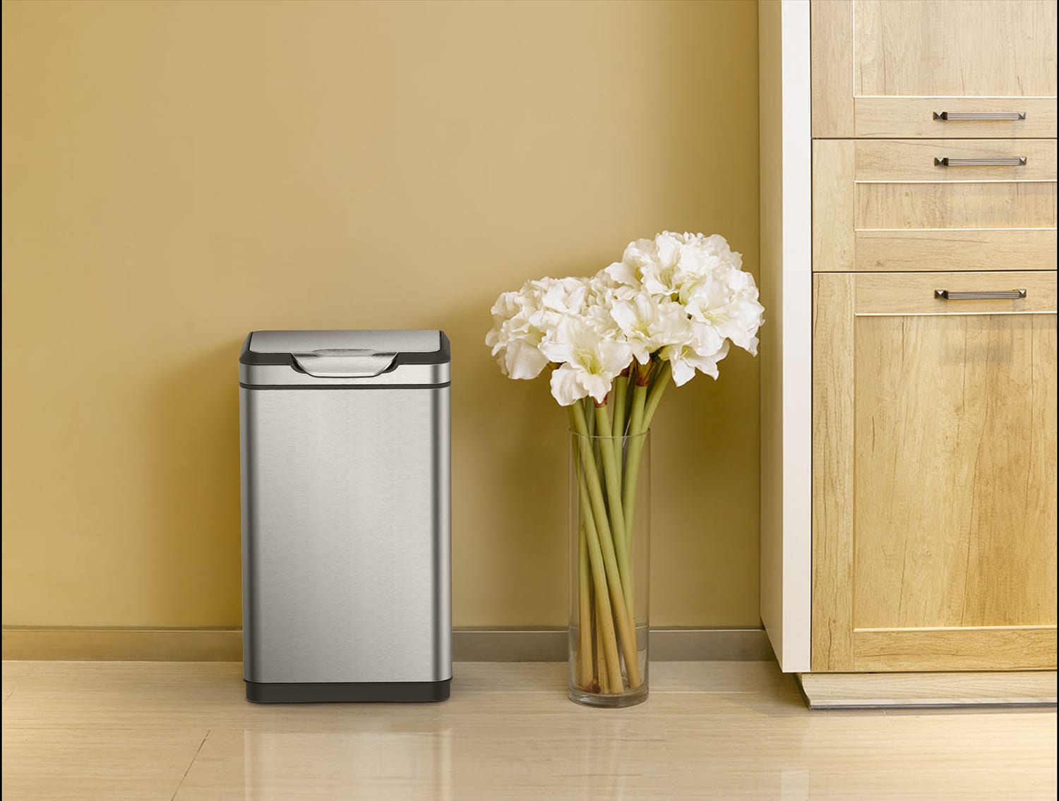 Touch Pro Recycler 20+20L Inox mờ
