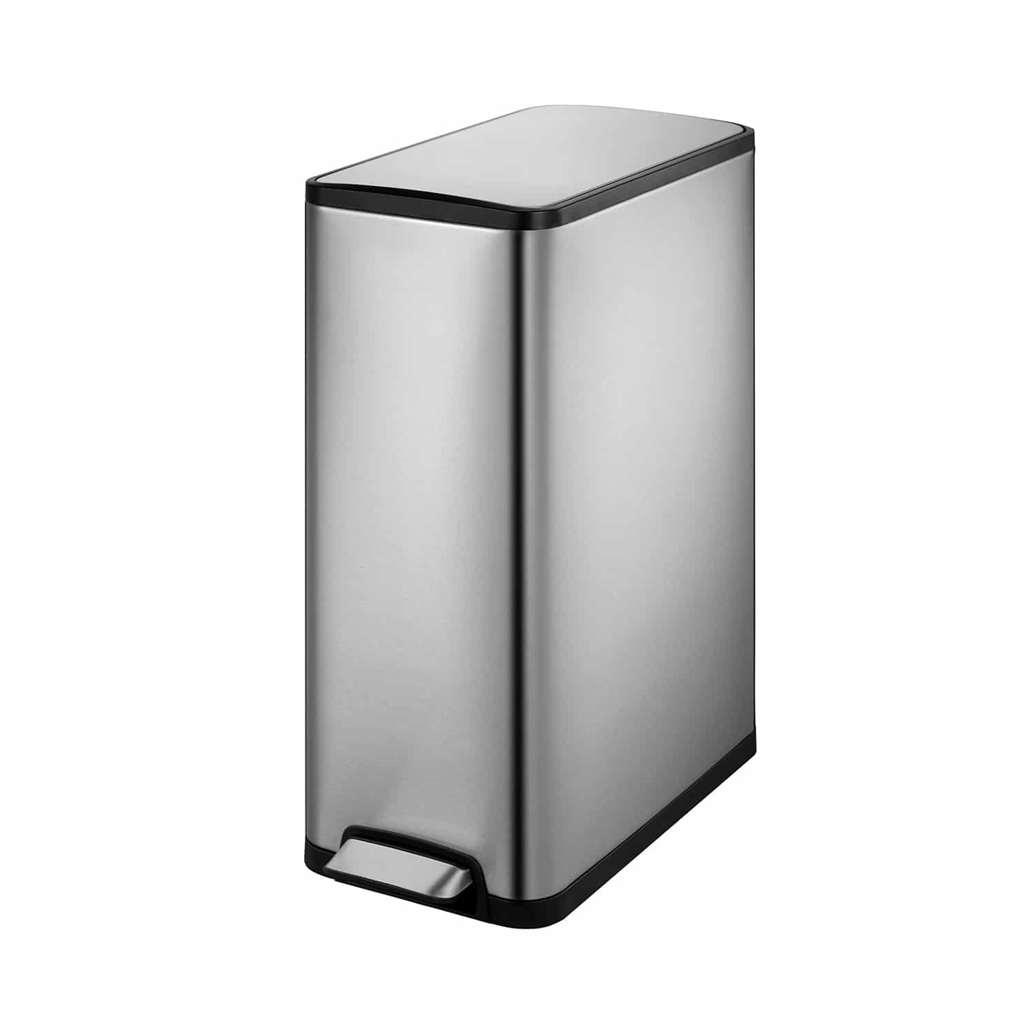 Ecoslim Thùng rác đạp chân 45L Inox mờ