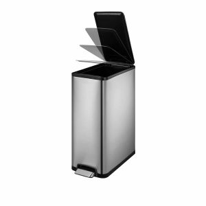 Ecoslim Thùng rác đạp chân 45L Inox mờ