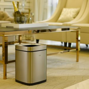 Laguna Thùng rác 9L Inox mờ