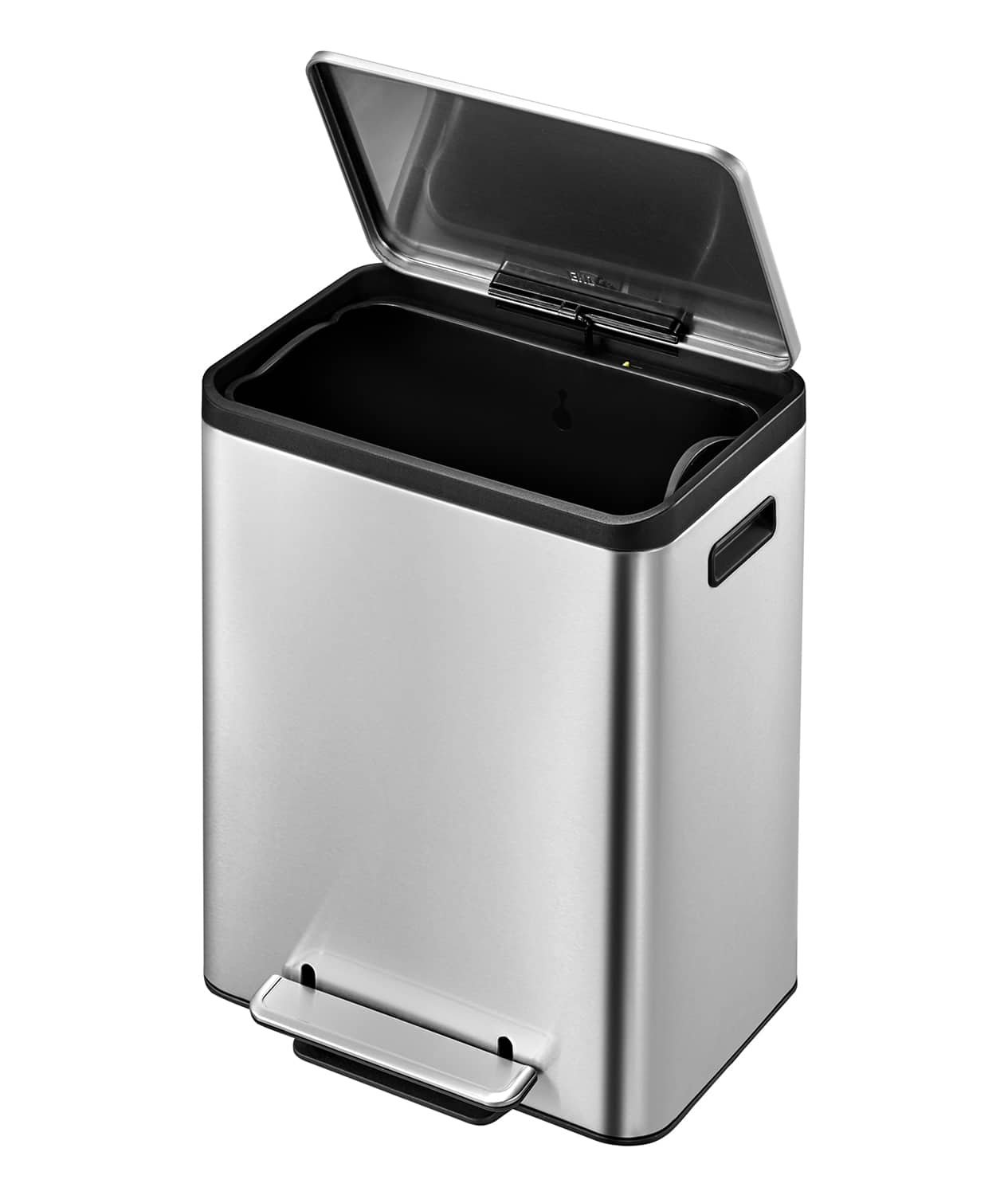 EcoCasa Thùng rác đạp chân 30L Inox mờ