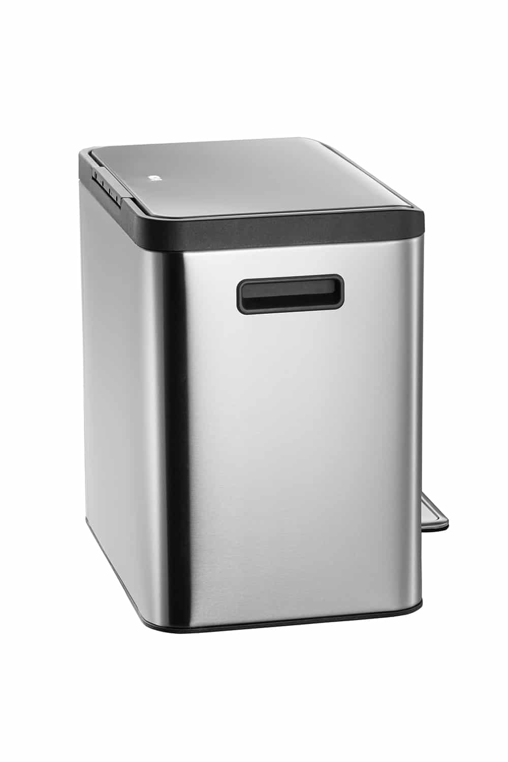 EcoCasa Thùng rác đạp chân 30L Inox mờ