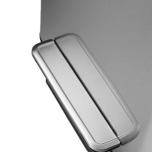 EcoCasa Thùng rác đạp chân 30L Inox mờ