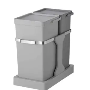 Set 2 thùng rác tủ bếp EKO Deco Duo EK9932 20L & 15L