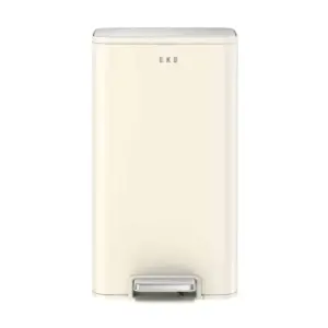 Thùng rác đạp chân EKO Marina 30L – Trắng kem