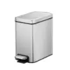 Thùng rác đạp chân EKO Stella Slim 6L – Inox mờ