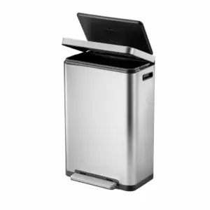Thùng rác đạp chân EKO X-Cube 30L – Inox mờ